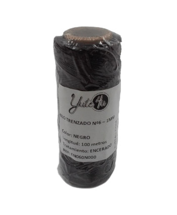 wax thread  nº6 - 1mm - black